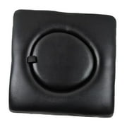 menolana Commode Seat Cushion Sponge Padded Universal Fit,Easy Clean,Toilet Seat,Seat Pad Cover,for Bedside Commodes Shower Wheelchairs black